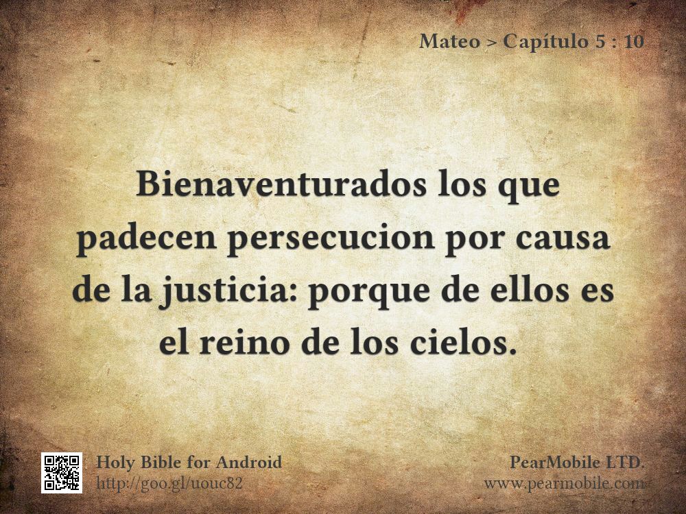 Mateo, Capítulo 5:10